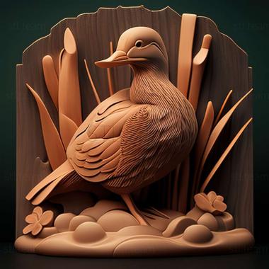3D модель Так близко, но так далеко Kamonegis Sitting Duck (STL)